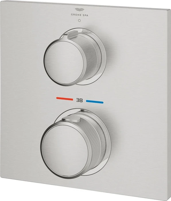 Grohe Allure Unterputz-Thermostat mit 1 Absperrventil supersteel