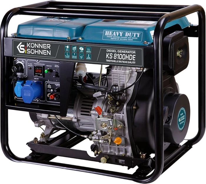 Könner & Söhnen KS 8100HDE Diesel-Stromerzeuger