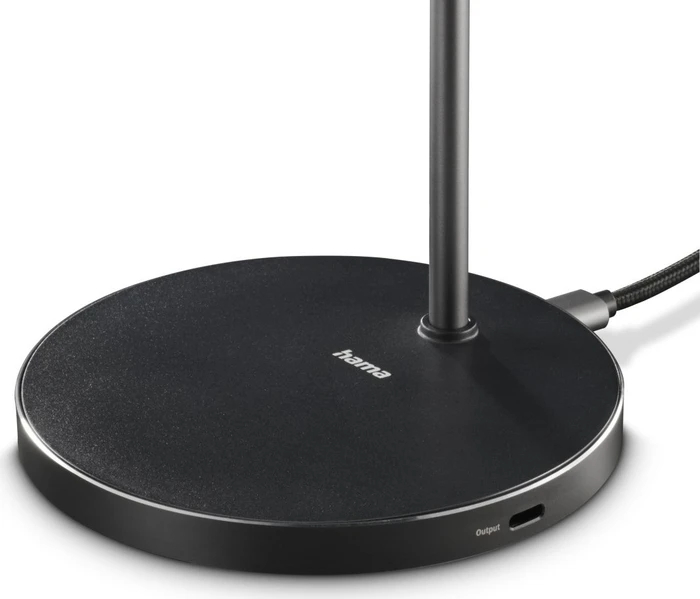 Hama Wireless Charger Qi2 15 W kabelloses Smartphone-Ladepad schwarz