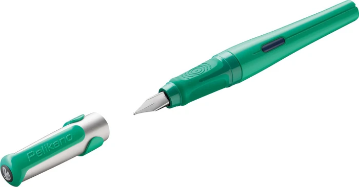 Pelikan Pelikano grün, rechte Hand, mittel, Faltschachtel