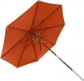 anndora Mittelmastschirm mit Knicker 300cm terracotta