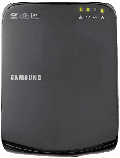 Samsung Optical Smart Hub SE-208BW, SlimLine schwarz, USB 2.0