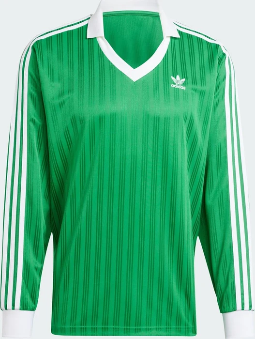 adidas Adicolor Piqué Football Shirt langarm grün (Herren)