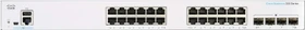 Cisco Business 350 Rackmount Gigabit Managed Switch, 24x RJ-45, 4x SFP (CBS350-24T-4G)