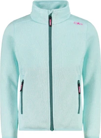 CMP Fleece Knit-Tech Meliert Jacke opale/bianco (Junior)