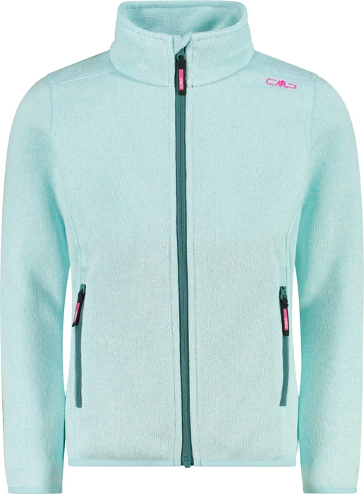 CMP Fleece Knit-Tech Meliert Jacke opale/bianco (Junior)