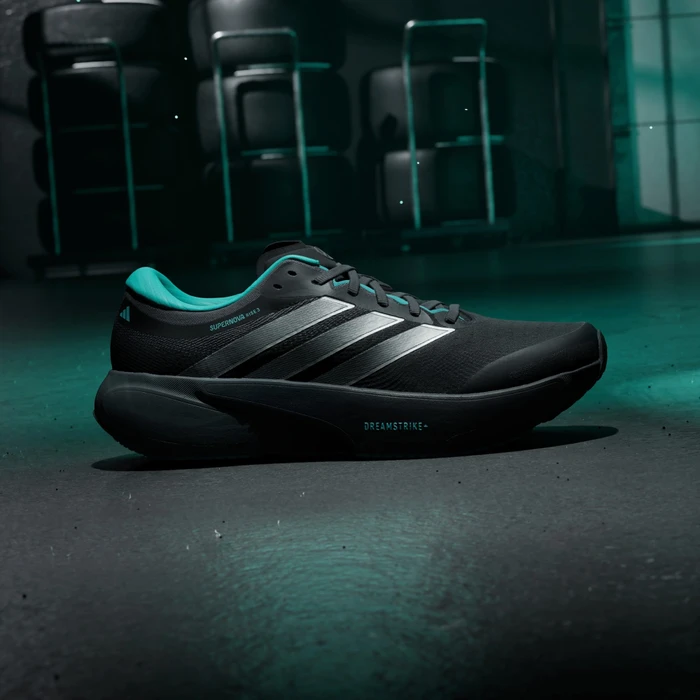 adidas Supernova Rise 3 Mercedes AMG Petronas F1 Team core black/silver metallic/semi mint rush (Herren)