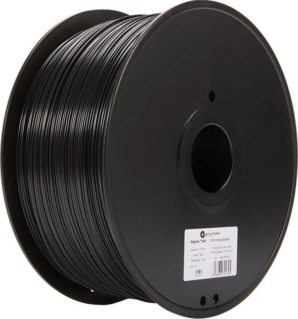 Polymaker PolyLite ASA, schwarz, Spule, 1.75mm, 3.00kg