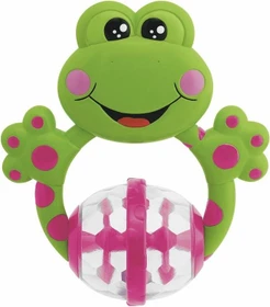 Chicco Lustige Rasselbande Frosch Beißring-Rassel