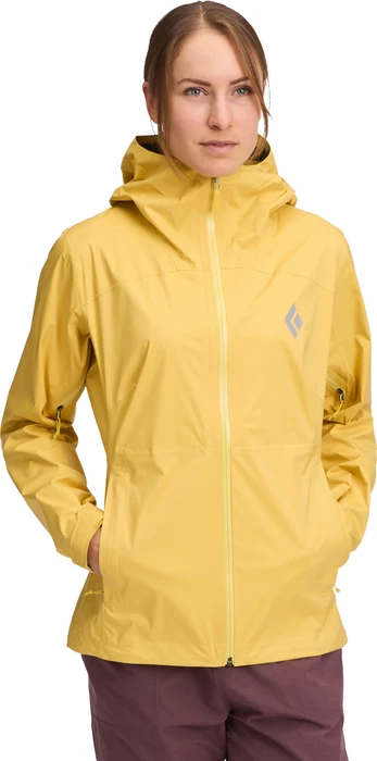 Black Diamond FineLine Stretch Rain Shell Funktionsjacke soft ochre (Damen)