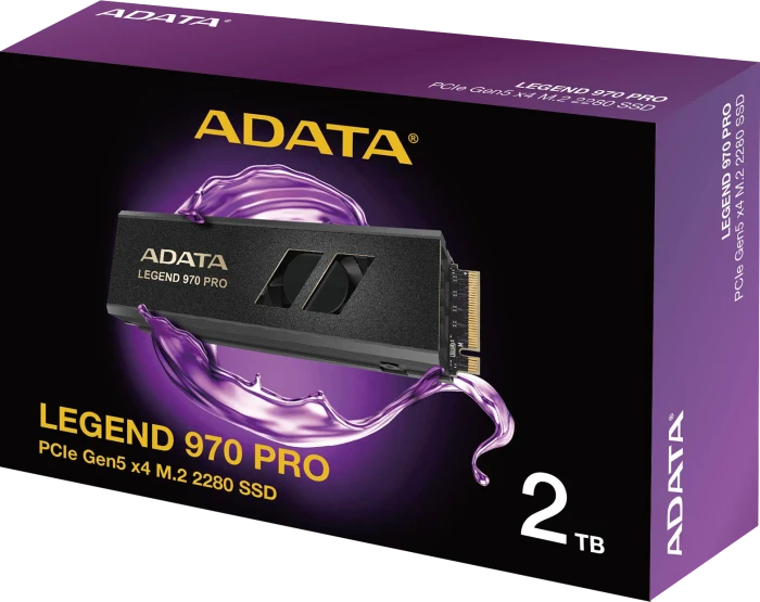 ADATA LEGEND 970 PRO 2TB, M.2 2280 / M-Key / PCIe 5.0 x4, Kühlkörper