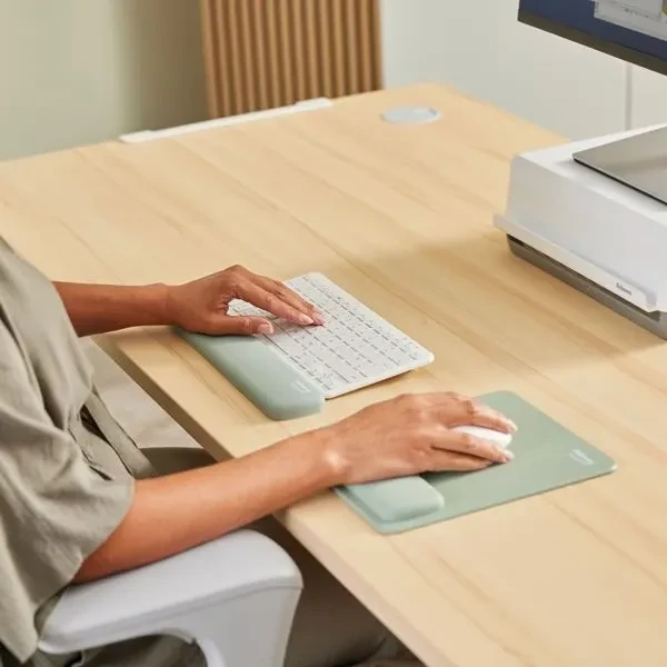 Fellowes Breyta Compact Keyboard (TKL) Wrist Rest, Handballenauflage (Tastatur), grün