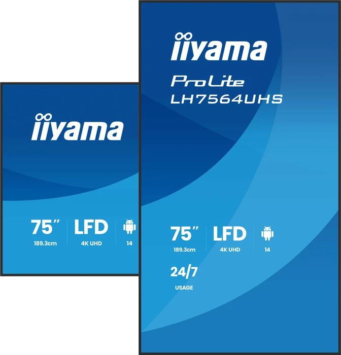 iiyama ProLite LH7564UHS-B1AG, 75"