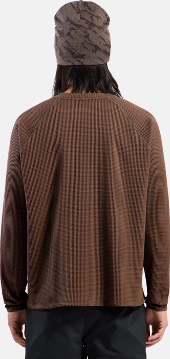 Odlo Cubic Multisport Mid Layer Crew Funktionsshirt langarm brown granite (Herren)
