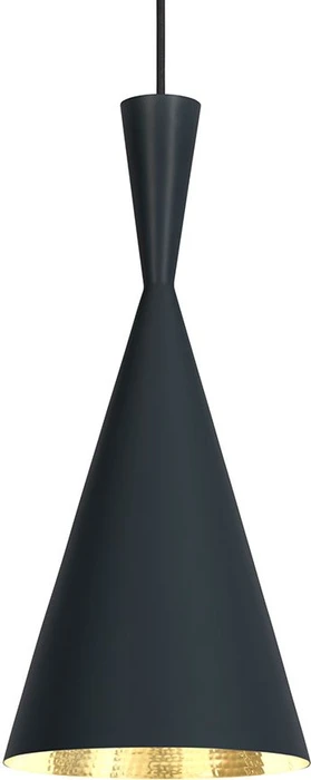 Tom Dixon Beat Tall Pendelleuchte schwarz