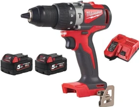 Milwaukee M18 BLPD2-502X Akku-Schlagbohrschrauber inkl. Koffer + 2 Akkus 5.0Ah