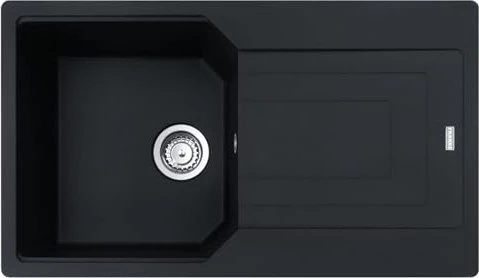 Franke Urban UBG 611-86 Einbau Becken reversibel mit Ablauffernbedienung black matt