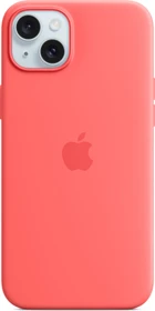 Apple Silikon Case mit MagSafe für iPhone 15 Plus Guave