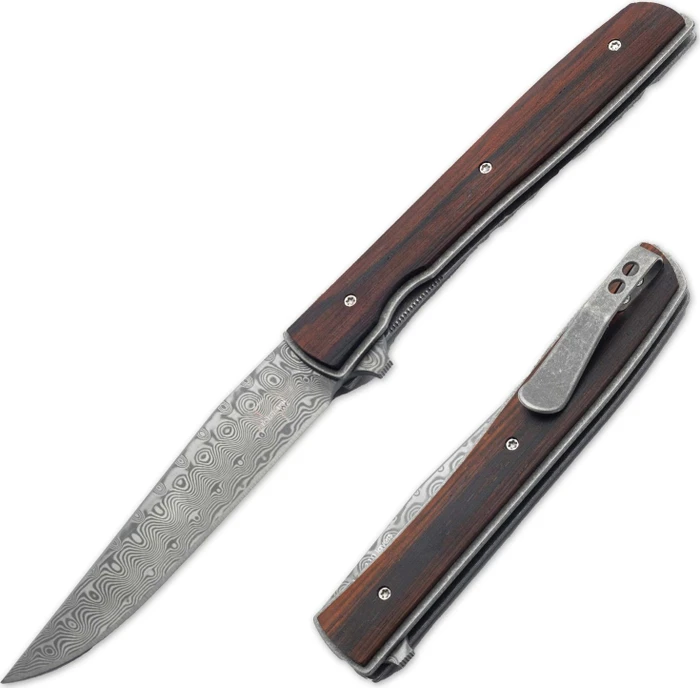 Böker Plus Urban Trapper Cocobolo Damast Taschenmesser
