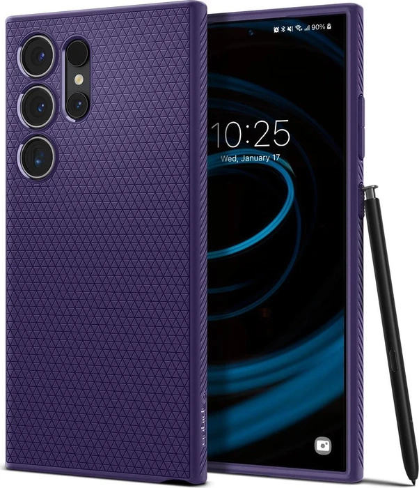 Spigen Liquid Air für Samsung Galaxy S24 Ultra Deep Purple