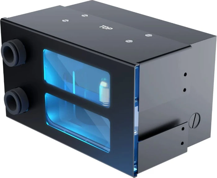 Alphacool ES 2U Reservoir VPP/D5 Ausgleichsbehälter mit Durchfluss-/Temperatursensor
