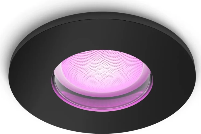 Philips Hue White and Color Ambiance Xamento Einbauleuchte rund schwarz