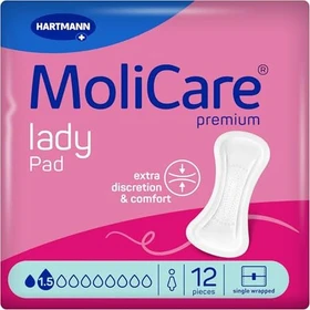 Hartmann MoliCare Premium Lady Pad 1.5 Tropfen Hygieneeinlage, 12 Stück