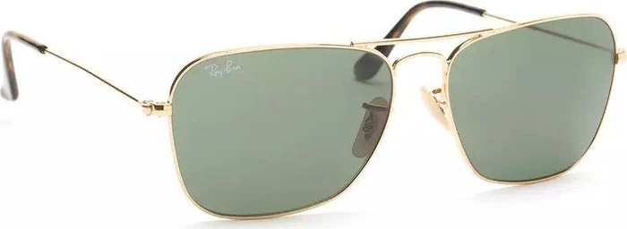 Ray-Ban RB3136 Caravan 58mm gold/grün