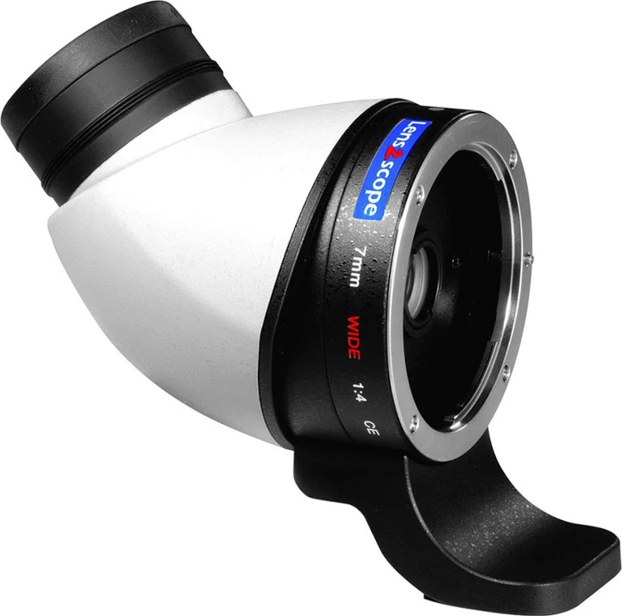 Lens2Scope LS7 Gerader-Objektiv-Spektiv Adapter für Canon schwarz