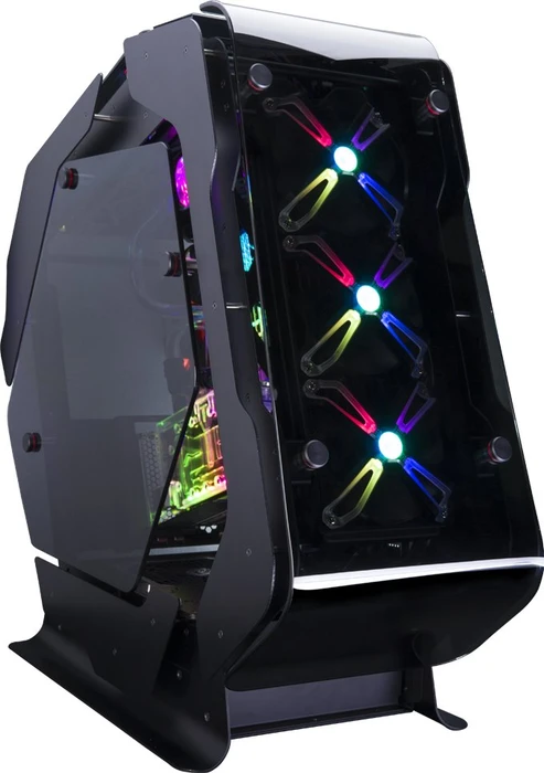 Zalman Z-Machine 500, schwarz, Glasfenster