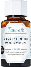 naturafit Magnesium 100 mg Magnesiumglycinat Kapseln, 60 Stück