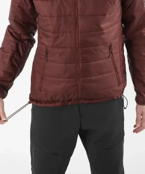 Salomon Outline Hooded Funktionsjacke rum raisin (Herren)