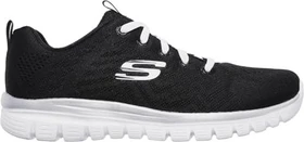 Skechers Graceful Get Connected Wide schwarz/weiß (Damen)