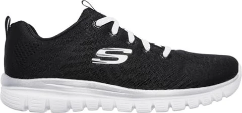 Skechers Graceful Get Connected Wide schwarz/weiß (Damen)