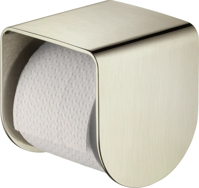 Hansgrohe Axor Universal Softsquare Toilettenpapierhalter mit Ablage brushed nickel