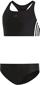 adidas 3-Streifen Bikini-Set schwarz/weiß (Junior)
