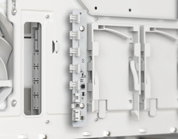 AeroCool D501A [V2] White, Glasfenster