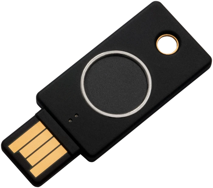Yubico YubiKey Bio FIDO Edition, Fingerprint Reader, schwarz