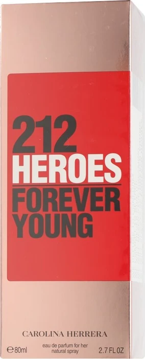 Carolina Herrera 212 Heroes For Her Forever Young Eau de Parfum, 80ml