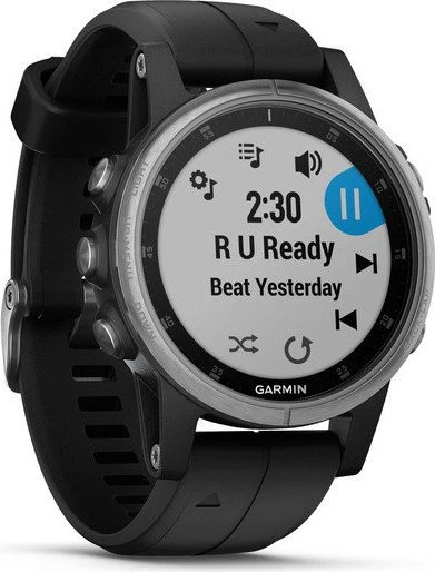 Garmin Fenix 5S Plus silber/schwarz