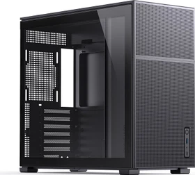 Jonsbo D41 Mesh Black, schwarz, Glasfenster