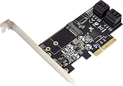 IOCrest 4x SATA, 1x M.2, PCIe 3.0 x4
