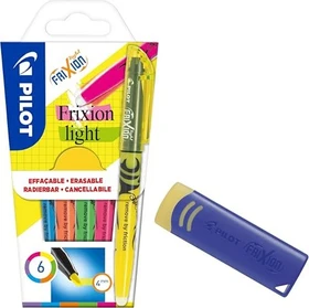 Pilot FriXion Light Neon Textmarker 3.8mm sortiert, 6er-Set