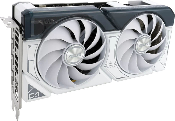 ASUS Dual GeForce RTX 4060 White, DUAL-RTX4060-8G-WHITE, 8GB GDDR6, HDMI, 3x DP