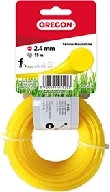 Oregon Roundline Trimmerfaden für Rasentrimmer gelb, 2.4mm/15m