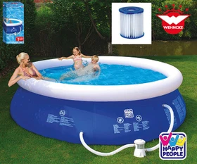 Happy People Family Quick-Up Pool Set rund 360x76cm