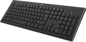 Hama Cortino Funktastatur, schwarz, USB, DE (00134959)