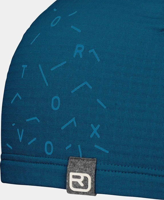 Ortovox Fleece Light Grid Beanie petrol blue