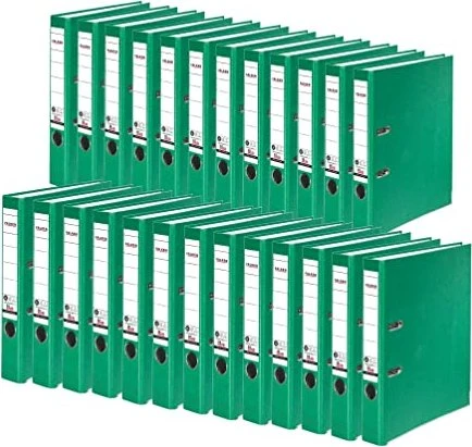 Falken Recycolor Ordner 2-Ring, 50mm, A4, grün, 25er-Pack