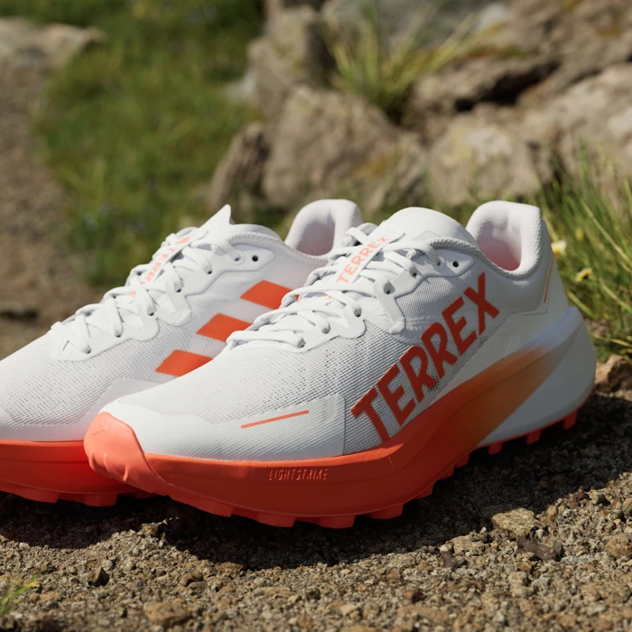 adidas Terrex Agravic 3 cloud white/semi impact orange/dash grey (Herren)